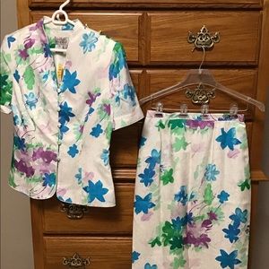 Adrianna Papell skirt and top Sz 8 NWT